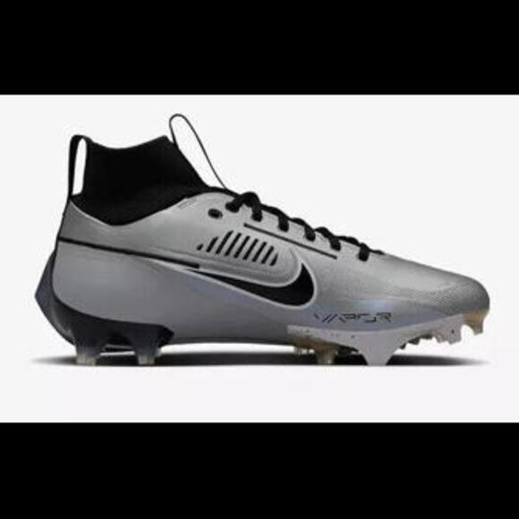 Nike Vapor Edge Pro 360 2 Men's Cleat LT Smoke Grey/White-White DA5456 002 Sz 13 - Picture 3 of 5